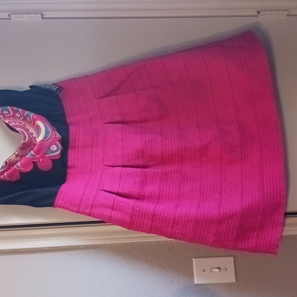 New York & Company Pink Strapless A-line Dress - Picture 4 of 6